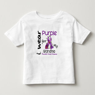 Pancreatic Cancer I Wear Purple For My Grandma 43 Toddler T-Shirt
