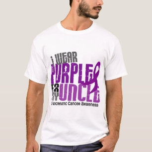 Pancreatic Cancer I Wear Purple For My Uncle 6.2 T-Shirt