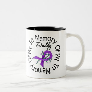 Pancreatic Cancer In Memory of My Daddy Two-Tone Coffee Mug