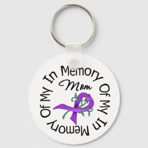 Pancreatic Cancer In Memory of My Mum Key Ring