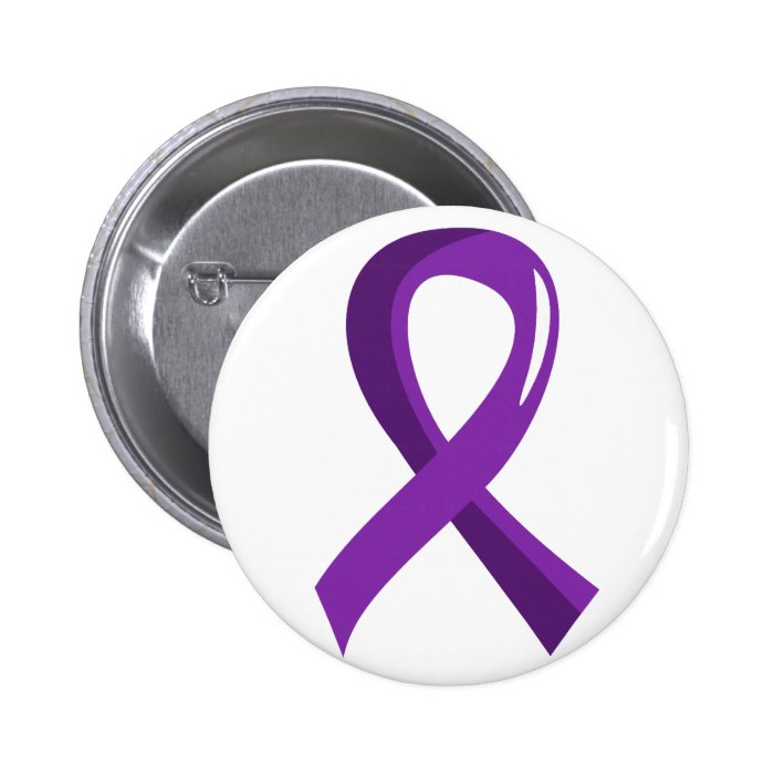 Pancreatic Cancer Purple Ribbon 3 6 Cm Round Badge | Zazzle