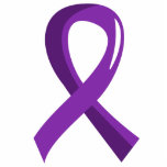 Pancreatic Cancer Purple Ribbon 3 Standing Photo Sculpture<br><div class="desc">To see this design for additional causes as well as the complete Awareness Gift Boutique Collection of exclusive Pancreatic Cancer Awareness and Support designs, please visit our Pancreatic Cancer Section at Keep it simple with our purple Ribbon t-shirts, merchandise, and apparel featuring an eye-catching two-tone Pancreatic Cancer purple awareness ribbon....</div>