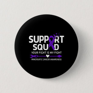 Pancreatic Cancer Support Squad Pancreatic Cancer 6 Cm Round Badge