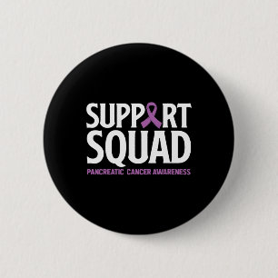 Pancreatic Cancer Support Squad Pancreatic Cancer  6 Cm Round Badge