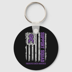 Pancreatic Cancer Support Squad Pancreatic Cancer  Key Ring