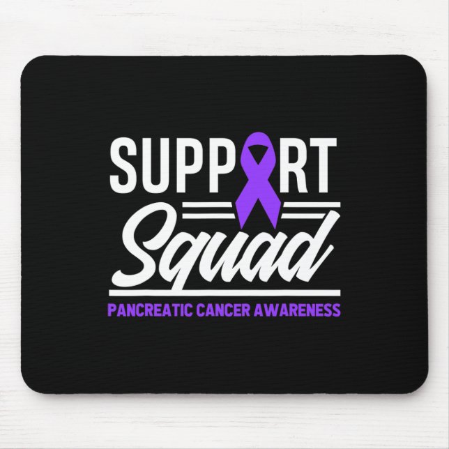 Pancreatic Cancer Support Squad Pancreatic Cancer  Mouse Mat (Front)
