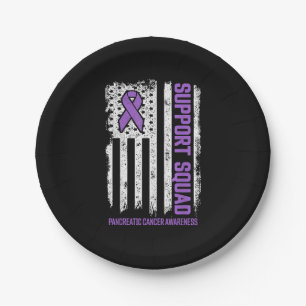 Pancreatic Cancer Support Squad Pancreatic Cancer Paper Plate