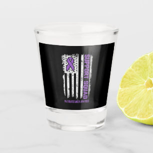 Pancreatic Cancer Support Squad Pancreatic Cancer Shot Glass