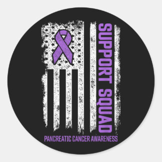 Pancreatic Cancer Suprt Squad Pancreatic Cancer Classic Round Sticker