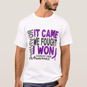 Pancreatic Cancer Survivor It Came We Fought I Won T-Shirt