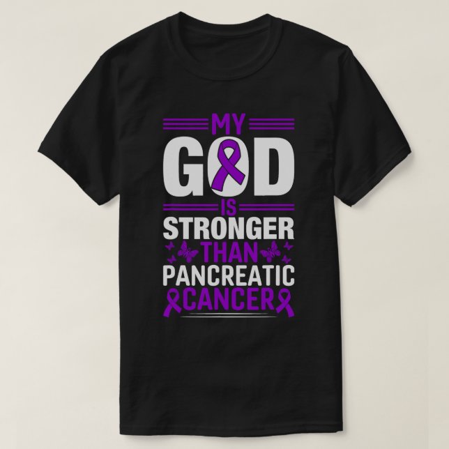 Pancreatic Cancer Survivor T-Shirt (Design Front)