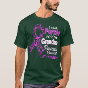 Pancreatic Cancer T I Wear Purple For My Grandma T-Shirt