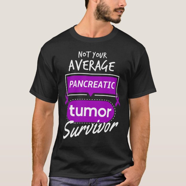 Pancreatic Tumour Survivor Cancer Awareness Pancre T-Shirt (Front)