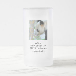 Panda20170502_by_JAMFoto Frosted Glass Beer Mug