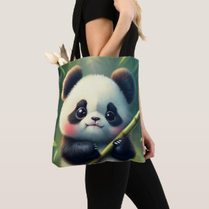 Panda (2 faced) : tote bag