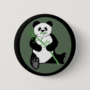Panda 6 Cm Round Badge
