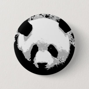 Panda 6 Cm Round Badge