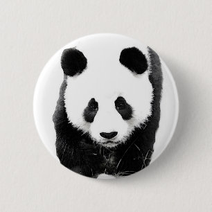 Panda 6 Cm Round Badge