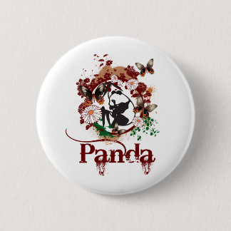 Panda 6 Cm Round Badge