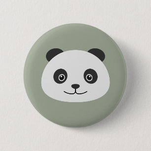 Panda 6 Cm Round Badge