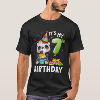 Panda 7Th I'M 7 Ns T-Shirt