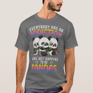 Panda Addiction Cute Bears1562 T-Shirt