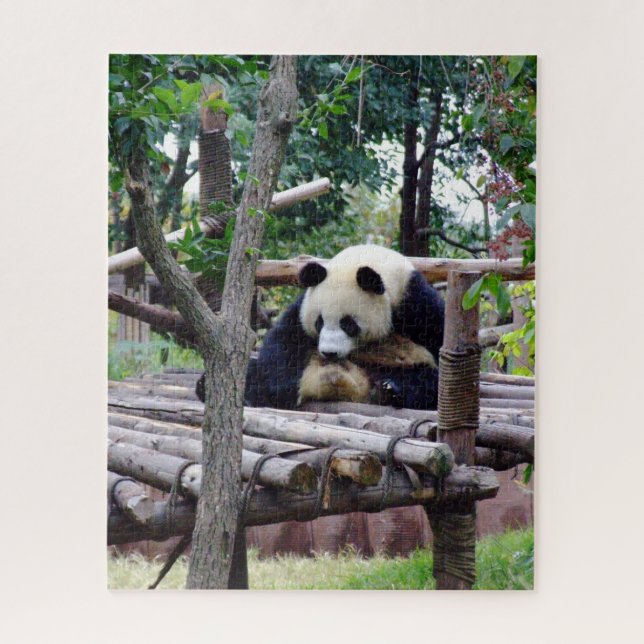 Panda advice - No depression, if you funny "bear" Jigsaw Puzzle (Vertical)