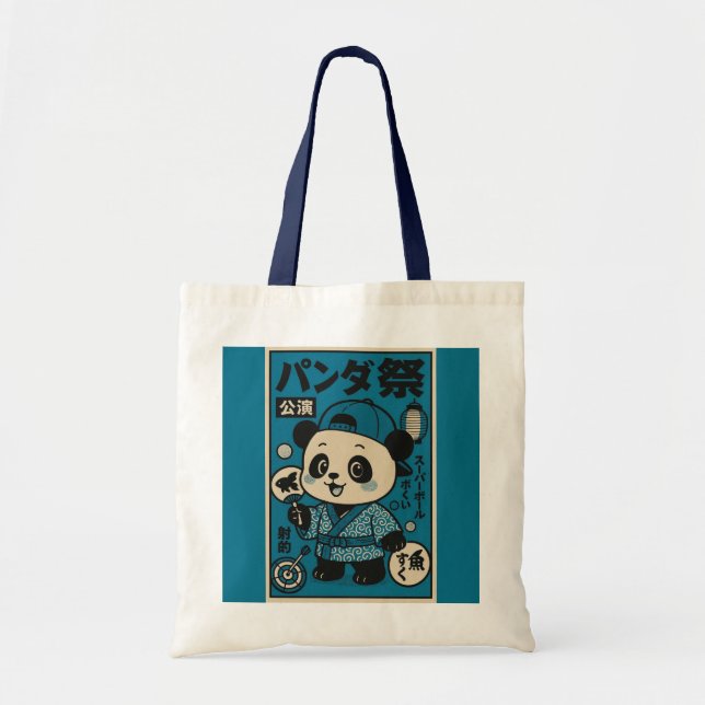 Panda after Dark Tote Bag (Front)