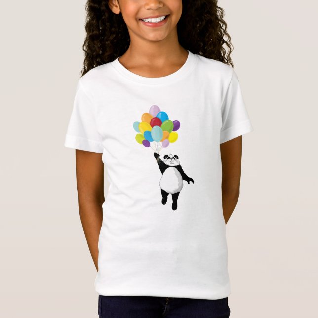 Panda and Balloons T-Shirt (Front)
