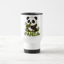panda and bamboo
