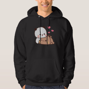 Panda And Brownie Bear Couple  Hoodie