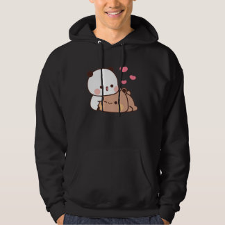Panda And Brownie Bear Couple Hoodie