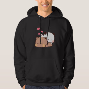 Panda And Brownie Bear Couple  Hoodie