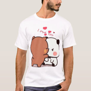 Panda And Brownie- True Love BuBu DuDu Couple2024 T-Shirt