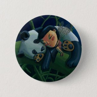 Panda and Fairy 6 Cm Round Badge