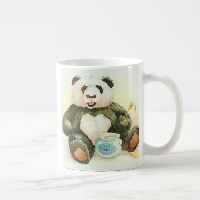 Panda and honey coffee mug (Right)