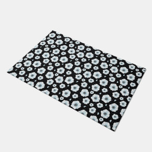 Panda Anemone Floral Doormat