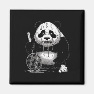 Panda Animals Badminton Shuttles Magnet