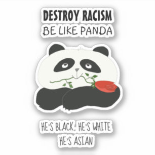 Panda Anti Racism Quote