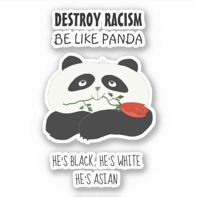 Panda Anti Racism Quote (Front)