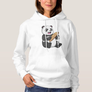 Panda as Baker with Bread Hoodie