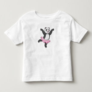 Panda as Ballerina at Ballet Toddler T-Shirt