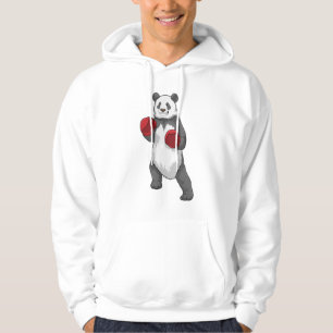 Panda as Boxer with Boxing gloves Hoodie
