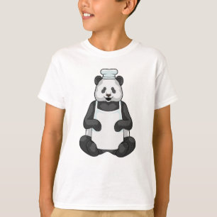 Panda as Chef with Cooking hat T-Shirt