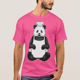 Panda as Chef with Cooking hat T-Shirt