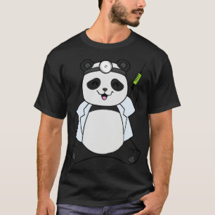Panda as doctor with syringe T-Shirt