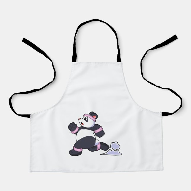 Panda as Runner at Running Apron (Front)