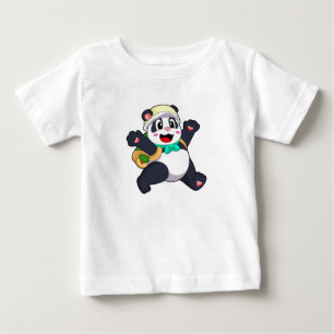 Panda as Student Baby T-Shirt
