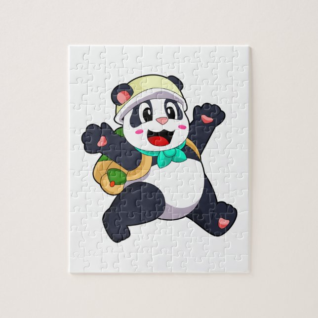 Panda as Student Jigsaw Puzzle (Vertical)
