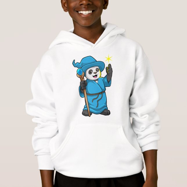 Panda as Wizard with Magic wand (Front)